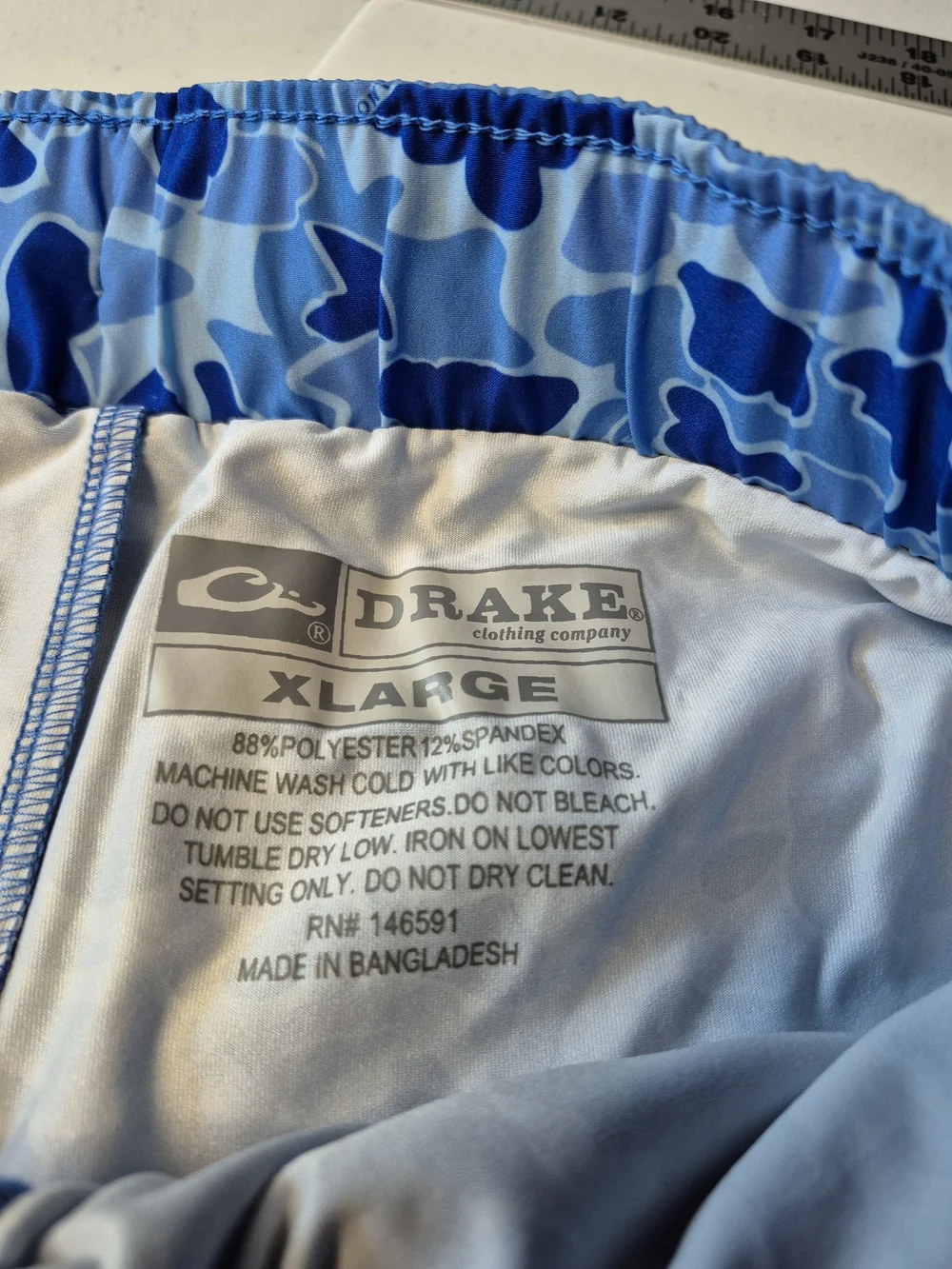 Drake Men's Light Blue Hybrid Swim Shorts 3848/7